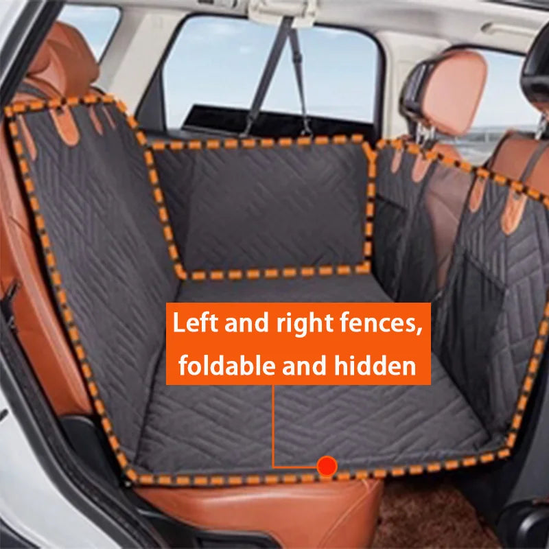 New Design Large Pet Back Seat Extender Car Backseat Protector Hammock Dog Car Seat Cover Hard Bottom for Travel