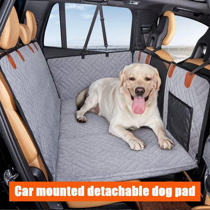 New Design Large Pet Back Seat Extender Car Backseat Protector Hammock Dog Car Seat Cover Hard Bottom for Travel